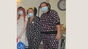 Swansea care home take part in Children in Need